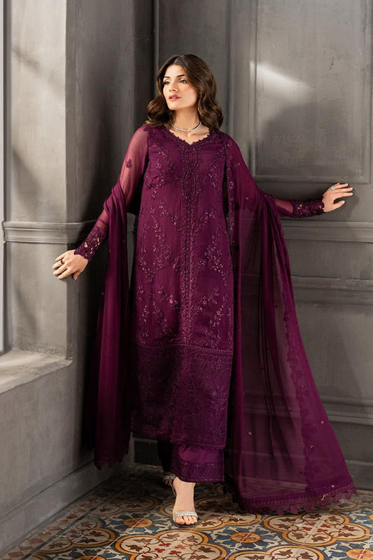 3 Piece Embroidered Unstitched Suit